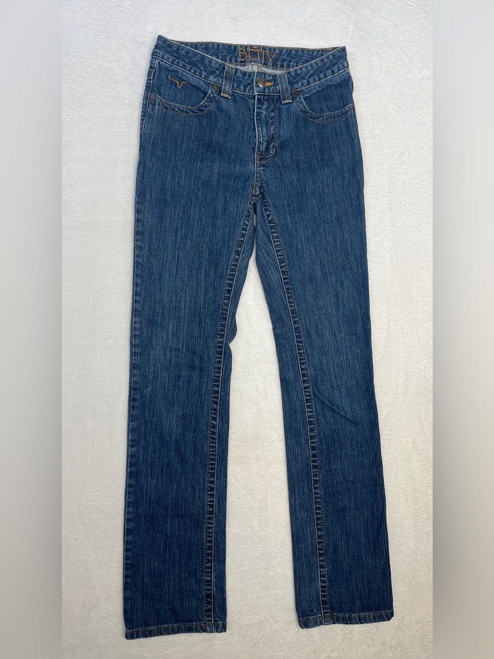 Kimes Ranch Betty Denim Jeans in Med Wash  Sz 4/34 Bootcut Western Farm Cowgirl